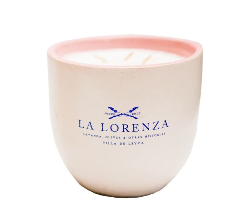 Vela de Porcelana con Esencia de Lavanda